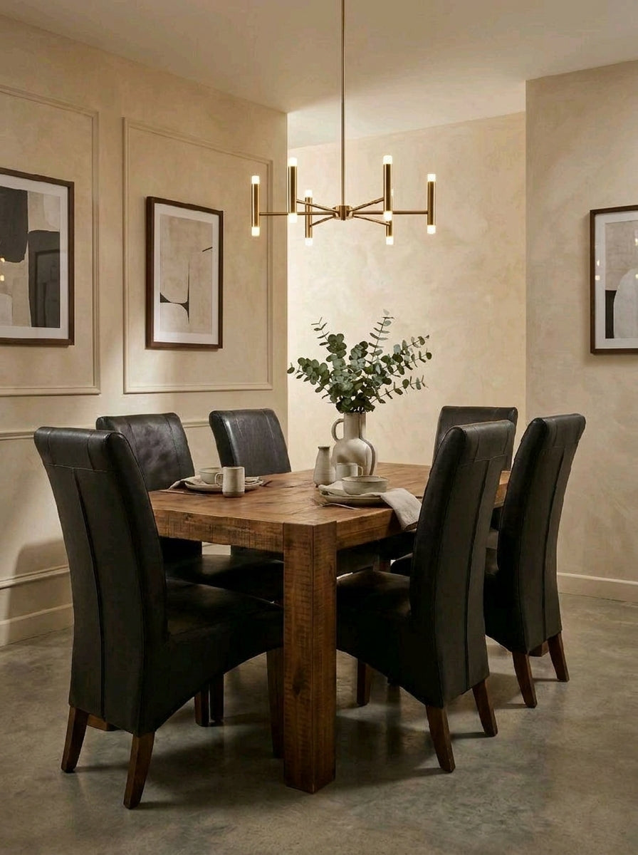 Pre-Loved 6-Seater Dining Table & Chairs Set