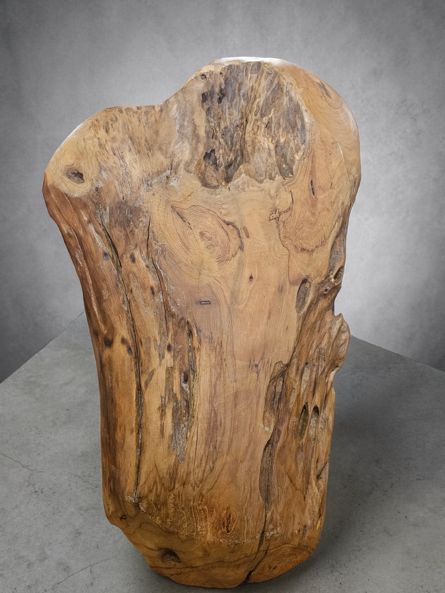 Wooden Bowl with Handle